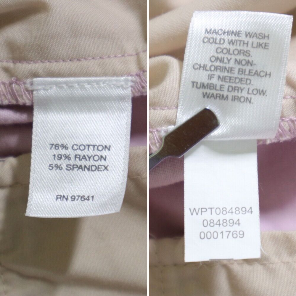 J Jill Size 8 Petite Cotton Canvas Crop Pants Wide Leg Brown Sugar - Picture 10 of 10